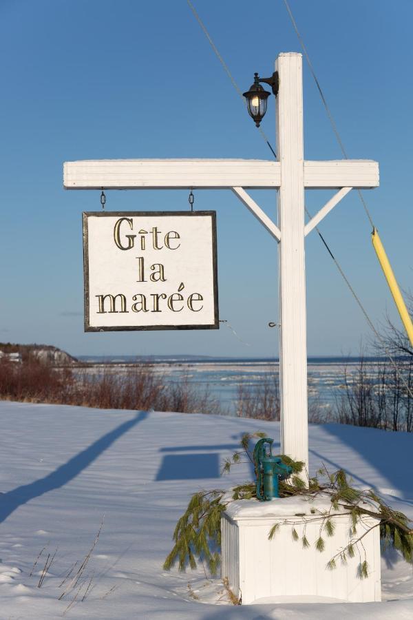 Gîte la Marée Portneuf Sur Mer Exterior foto